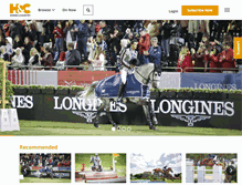 Tablet Screenshot of horseandcountry.tv